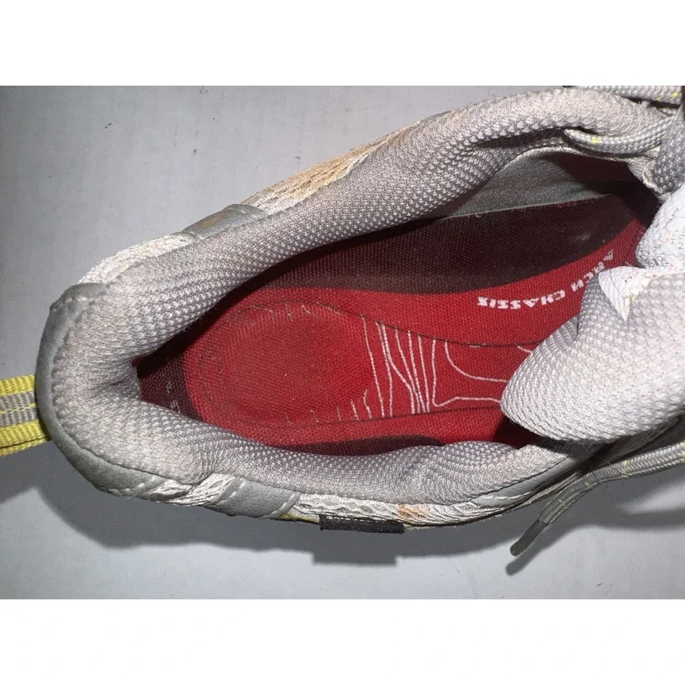 The North Face Womens Size‎ 9.5 Gray Yellow Gore-Tex Low Top Trail Hiking Shoes
